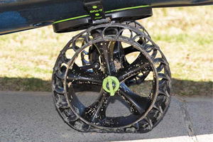 NEW SandTrakz C-Tug Kayak trolley sand wheels - Half the effort!