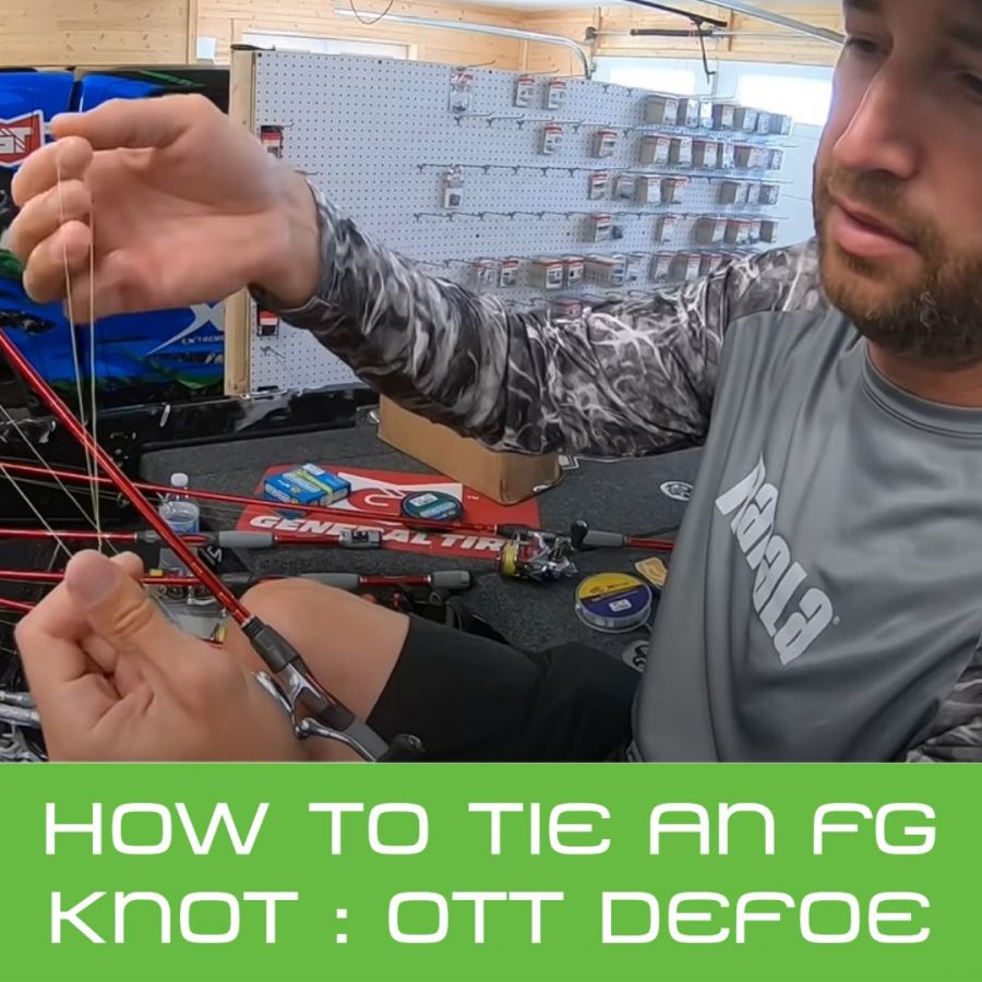 How To Tie An FG Knot: Best, Strongest Leader Knot : Ott DeFoe