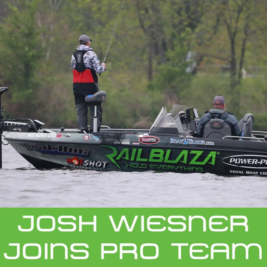 Josh Wiesner, Pro Bass Angler Joins RAILBLAZA Pro Team