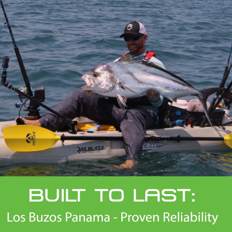 RAILBLAZA Reliability Proven at Los Buzos Kayak Fishing Resort