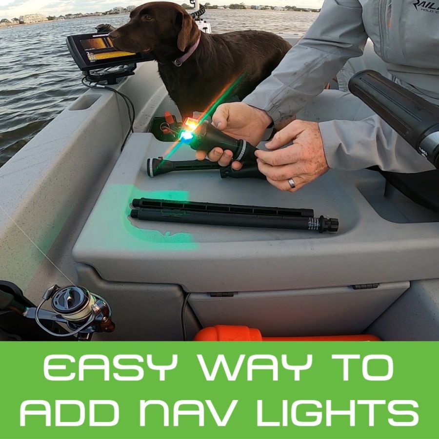 How To Add Nav Lights To A Small Boat : No Wiring Needed