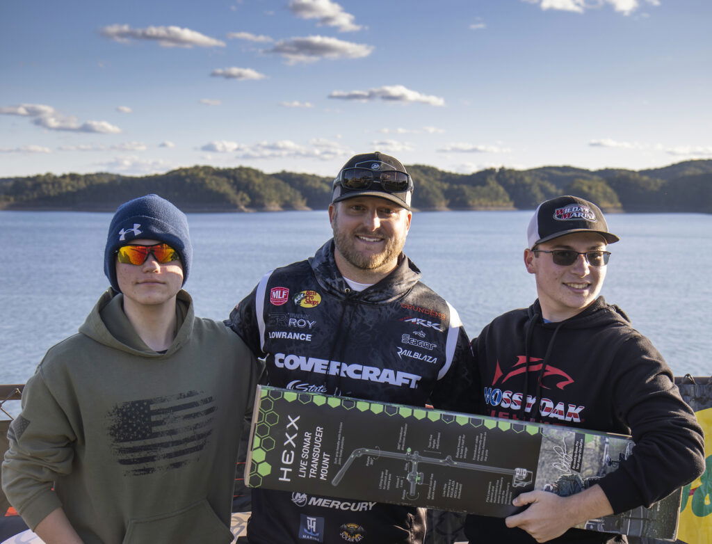 Bradley Roy's Annual High School Open Biggest Bass Prize winners