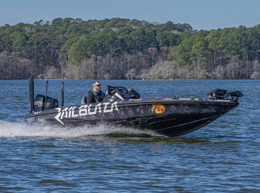 Bradley Roy's RAILBLAZA Wrapped Boat